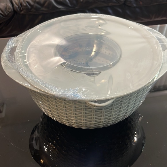 4 in 1 DRAIN BASKET - colander with mixing bowl and 3 different attachments - Picture 1 of 5